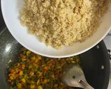 A picture of step 5 of Quinoa Pulao.