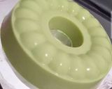Foto langkah ke 3 dari resep Puding hijau matcha latte.