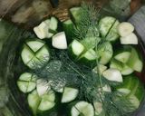 Kovászos uborka recept fázis 6 fotója