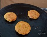 A picture of step 2 of Kuttu sago cutlet.