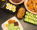 A picture of step 11 of Pandan Nasi Lemak (Screwpine).