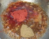 A picture of step 3 of Raw mango,garlic pickle.