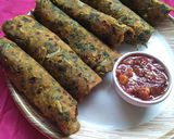 पालक पराठा (Palak paratha recipe in hindi) रेसिपी चरण 5 फोटो