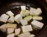 A picture of step 2 of Bhuna Moong Dal with Dudhi /Louki Moong Dal Sabzi.