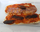 Foto del paso 4 de la receta: Bollo para Frankfurt con chorizo y tocino