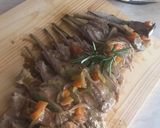 Foto del passaggio 3 della ricetta Pancetta di agnello farcita