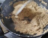 A picture of step 2 of Besan aata laddoo.