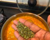 A picture of step 4 of Matar Paneer.