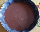 Foto del passaggio 7 della ricetta Torta al latte caldo al cioccolato fondente