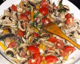 Csirkemell sült zöldségekkel és bulgurral recept fázis 3 fotója