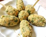 A picture of step 5 of Paneer macaroni lolipops.
