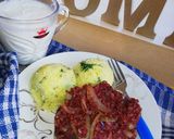 Polski kawior - czyli kaszanka z cebulką krok przepisu 3 zdjęcie
