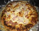 A picture of step 6 of Minced meat pizza 🍕🤫.
