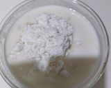 A picture of step 1 of Rose Lassi.