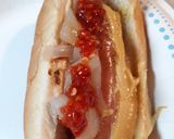 A picture of step 5 of Different Type of Grilled Chilidog and a Redhot.
