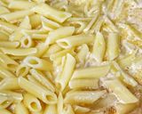 A picture of step 9 of Creamy Lemon butter Chicken pasta.