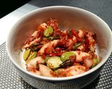 Foto langkah ke 9 dari resep Cumi Asin Pete.