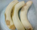 A picture of step 1 of Nutty Cocoa Banana Muffins.