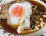 รูปขั้นตอนการทำที่ 8 ของ ราเมงเผ็ดหน้าหมูสไลด์ไข่และเห็ดชิเมจิ🍜🌶