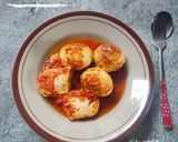 Foto langkah ke 4 dari resep Telur, Tahu Bumbu Bali.