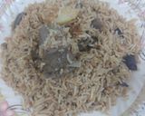 A picture of step 6 of Mutton pulav.