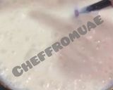 A picture of step 5 of Mutton Lasagna on stove.