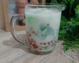 Foto langkah ke 4 dari resep Es Mutiara Pandan Kelapa Muda a.k.a. Buko Pandan KW 🍧.