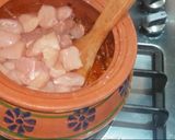 A picture of step 4 of Chicken boneless handi.