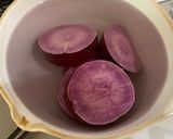 A picture of step 3 of Fruits Coconut Milk with Sweet Sticky Rice.