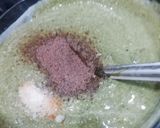 A picture of step 4 of Bathua Ka Raita.
