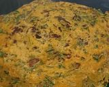 A picture of step 3 of Dill Leaves and Wheat Savoury Pancakes.