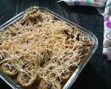 Foto langkah ke 4 dari resep Puding Roti Panggang Pisang Raja.