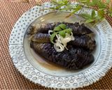 A picture of step 5 of Japanese Simmered Eggplant.