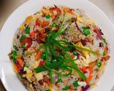 Hình bước làm 3 của món Cơm rang thập cẩm