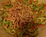 Foto langkah ke 5 dari resep Tumis Pare Tempe Pedas (Tips Agar Tidak Pahit).