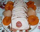 Tóalmási töltött karaj recept fázis 8 fotója