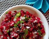 A picture of step 4 of Beetroot Poriyal.