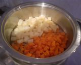 صورة لخطوة 1 من وصفة طبق الخضار بكبدة العجل