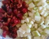 Foto del paso 2 de la receta: Torta de cerezas🍒y manzana verde🍏
