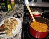 A picture of step 8 of Mexi Queso Chicken & Rice.
