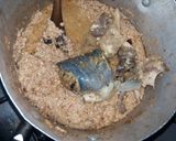 A picture of step 3 of Awara egusi soup.