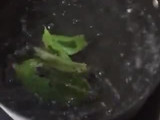 Sayur lompong atau batangkeladi kuah pedas