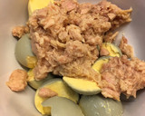 Foto del paso 3 de la receta: Huevos rellenos con atún 🥚 🐟
