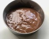 Foto langkah ke 3 dari resep Es Pisang Ijo Vla Cokelat Kekinian Tanpa Dikukus, pakai Pisang Raja.