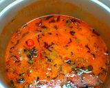 A picture of step 9 of Katla fish biryani in electric rice cooker.