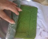 A picture of step 8 of Palak Paneer roll.