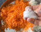A picture of step 3 of Gajar Muli ka Raita.