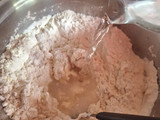 Pan de campo con grasa