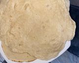 A picture of step 6 of Shawarma bread recipe.