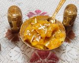 A picture of step 5 of Muskmelon Halwa.